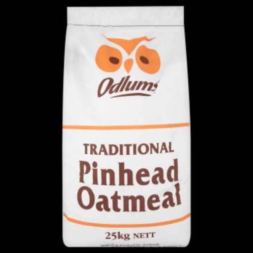 Picture of ODLUMS 25KG OATMEAL PINHEAD