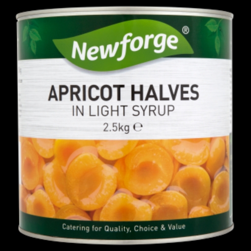 Picture of NEWFORGE APRICOT HALVES IN SYRUP 2.65KG