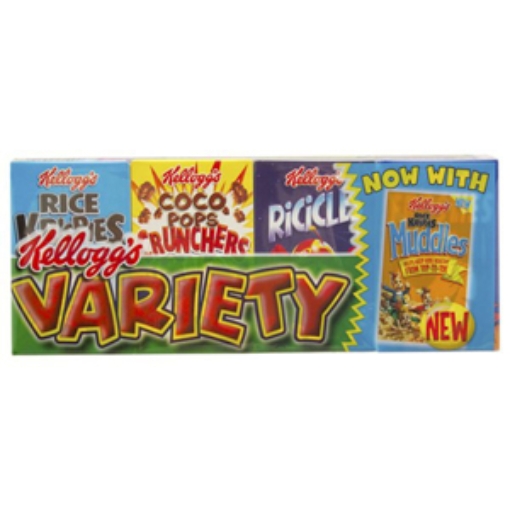 Picture of KELLOGGS PORTION VARIETY 8 PACK X 12