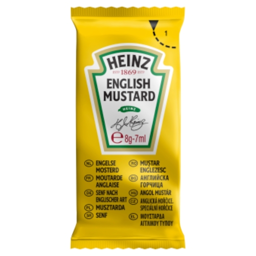 Picture of HEINZ SACHETS ENGLISH MUSTARD 7ML