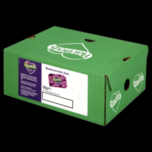Picture of HARTLEYS PORTIONS BLACKCURRANT JAM 20G