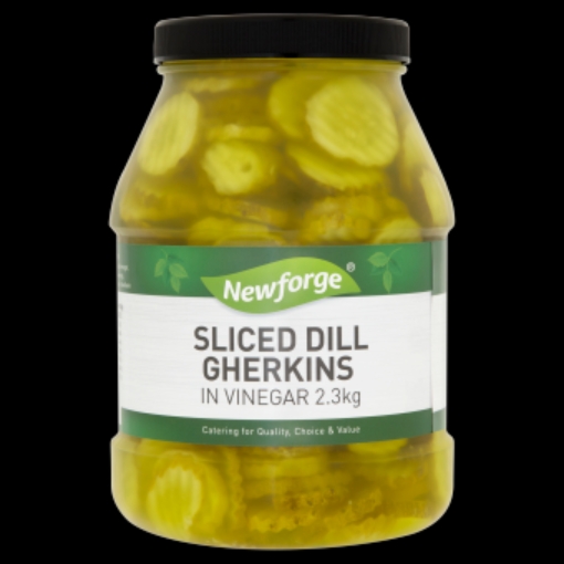 Picture of NEWFORGE SLICED DILL GHERKINS IN VINEGAR 2.3KG