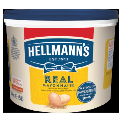 Picture of HELLMANNS MAYONNAISE REAL 5 LITRE
