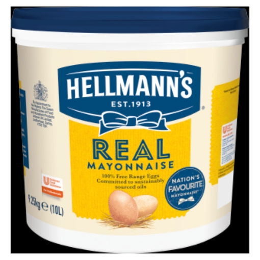 Picture of HELLMANNS MAYONNAISE REAL 10 LITRE