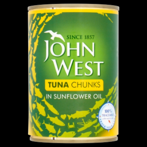 Picture of JOHN WEST 400G TUNA CHUNKS IN OIL