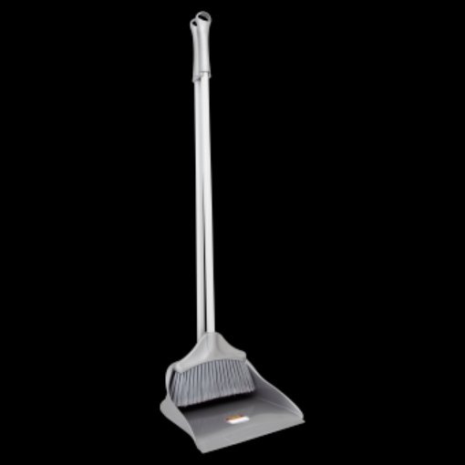 Picture of DOSCO DUSTPAN LONG HANDLED SET (RED)