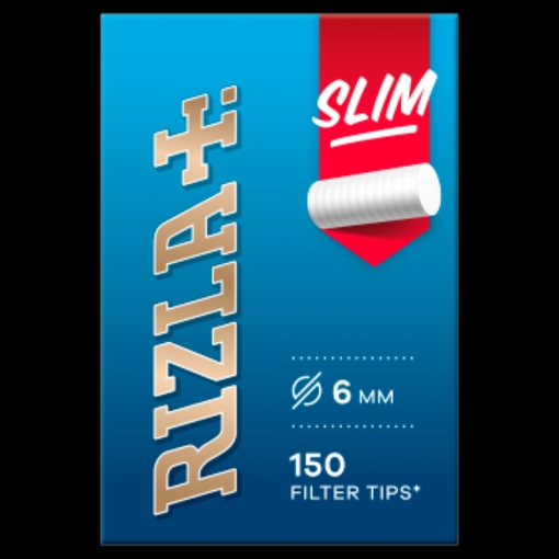 Picture of RIZLA SLIM  FILTER TIPS 150PK 6MM