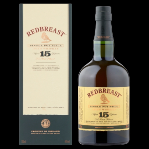 Picture of REDBREAST WHISKEY 15 YEAR 70CL