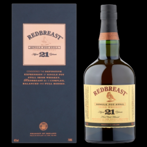 Picture of REDBREAST WHISKEY 21 YEAR 70CL