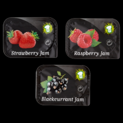 Picture of W.HAT PORTIONS JAM ASSORTED 20G