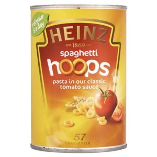 Picture of HEINZ SPAGHETTI HOOPS 400G
