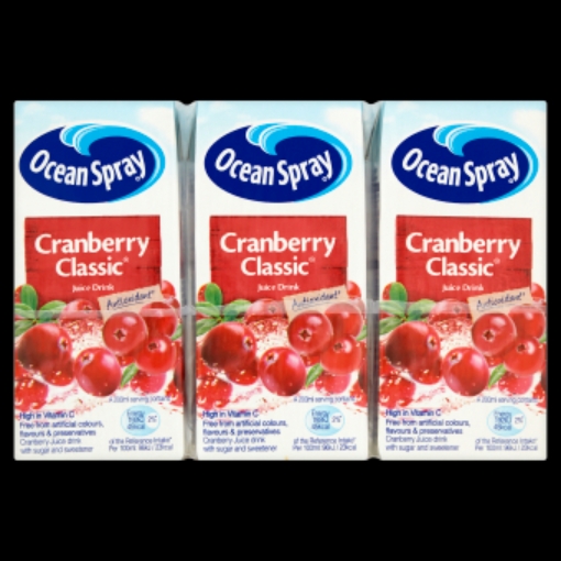 Picture of OCEAN SPRAY 200ML CRANBERRY 3 PACK