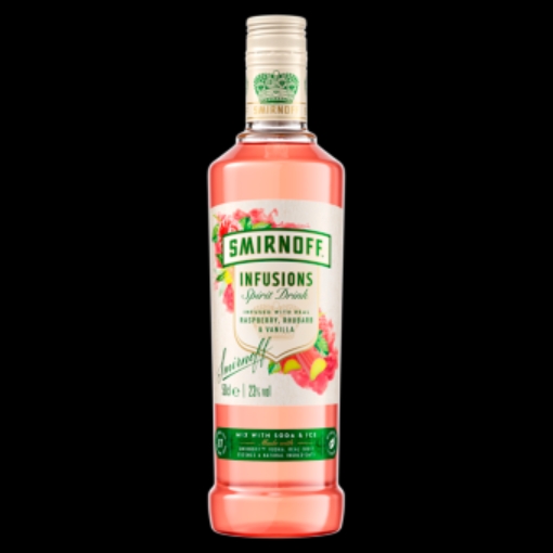 Picture of SMIRNOFF VODKA INFUSIONS RASPBERRY RHUBARB