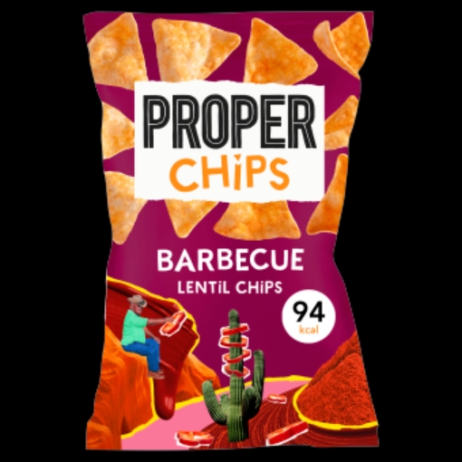 Picture of PROPER CHIPS 20G BBQ LENTIL