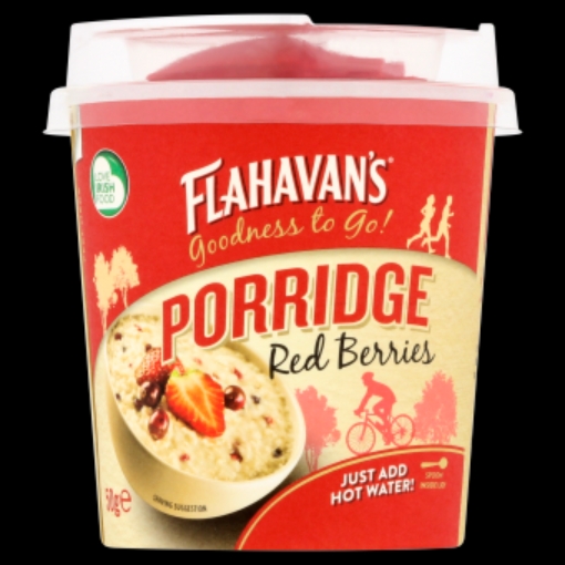 Picture of FLAHAVANS POTS PORRIDGE RED BERRY 50G
