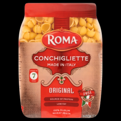 Picture of ROMA PASTA CONCHIGLIETTE 500G 10'S