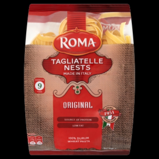 Picture of ROMA PASTA TAGLIATELLE NESTS 375G 12'S
