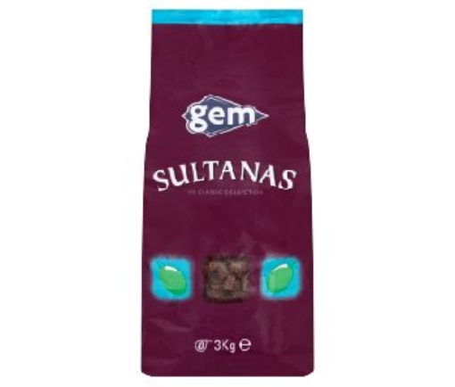 Picture of GEM SULTANAS 3KG