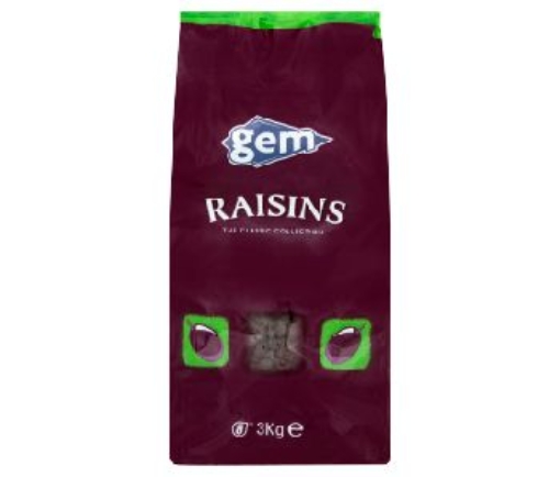 Picture of GEM RAISINS 3KG