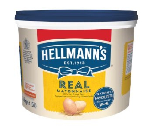 Picture of HELLMANNS MAYONNAISE REAL 5 LITRE