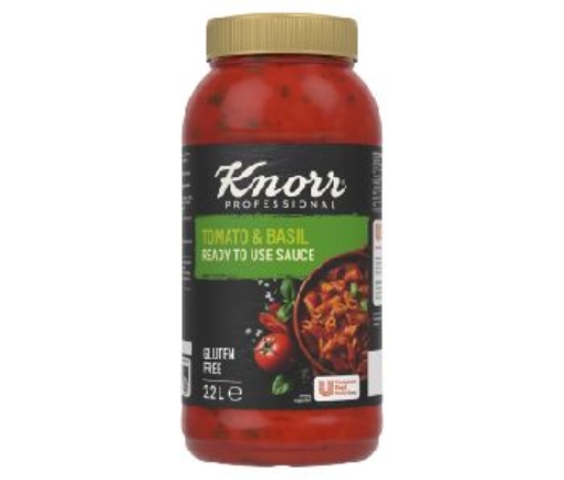 Picture of KNORR SAUCE TOMATO & BASIL 2.2 LITRE RTU