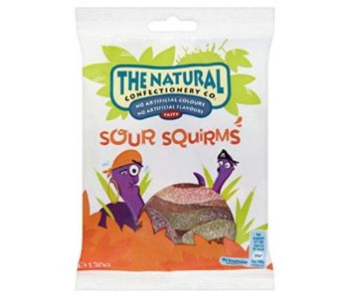 Picture of TNCC JELLY SOUR SQUIRMS BAG 110G
