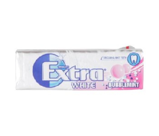 Picture of WRIGLEYS EXTRA WHITE BUBBLEMINT 10'S