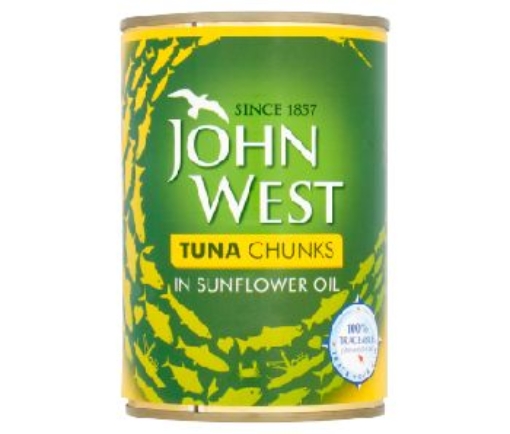 Picture of JOHN WEST 400G TUNA CHUNKS IN OIL