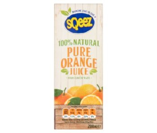 Picture of SQEEZ 200ML ORANGE JUICE