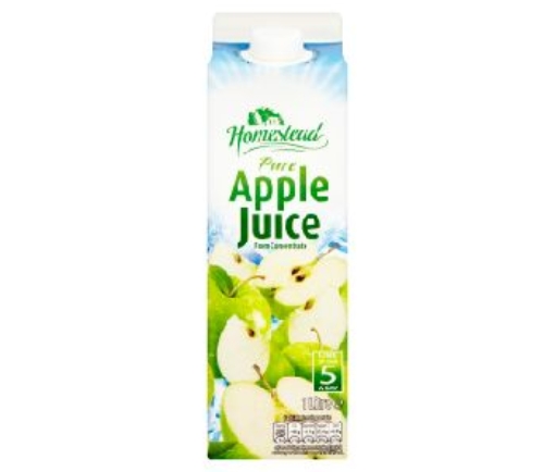 Picture of HOMESTEAD JUICE APPLE 1 LITRE