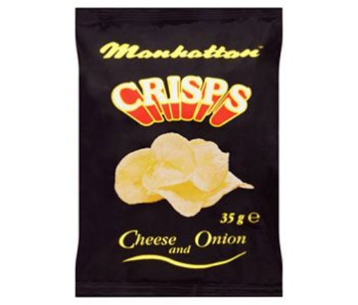 Picture of MANHATTAN CHEESE & ONION CRISPS 35G