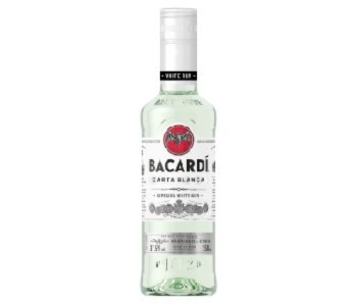Picture of BACARDI RUM CARTA BLANCA 35CL