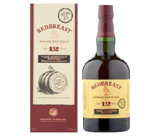 Picture of REDBREAST WHISKEY 12 YEAR CASK STRENGTH 70CL