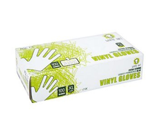 Picture of W.HAT VINYL GLOVES POWDERED XL 100'S
