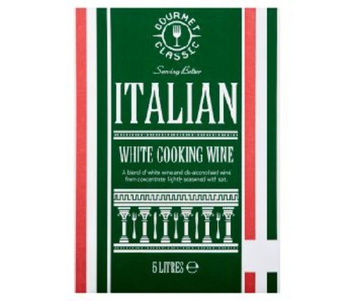 Picture of GOURMET CLASSIC WINE 5 LITRE WHITE ITALIAN