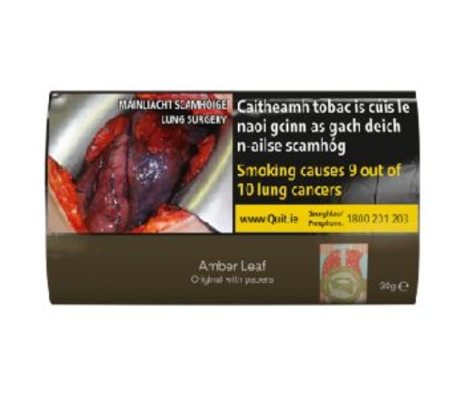 Picture of AMBER LEAF 30G POUCH ORIGINAL WITH PAPERS & FILTER
