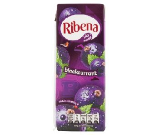 Picture of RIBENA 250ML BLACKCURRANT+STRAW
