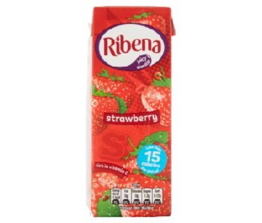 Picture of RIBENA 250ML STRAWBERRY +STRAW