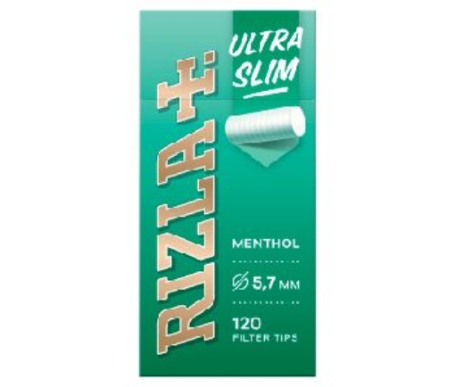 Picture of RIZLA MENTHOL ULTRA SLIM FILTER TIPS 120