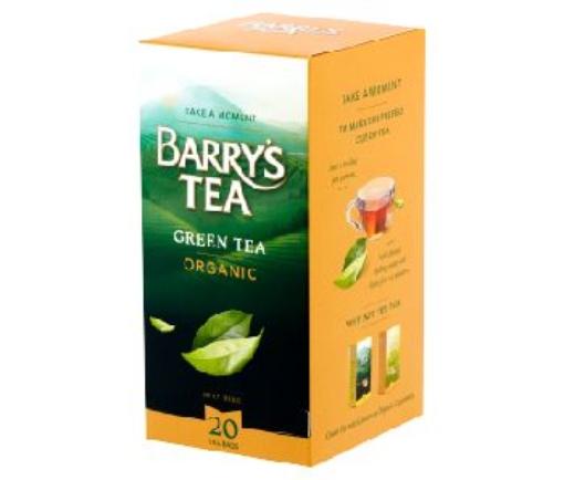 Picture of BARRYS TEA 20'S GREEN ORGANIC HERBAL