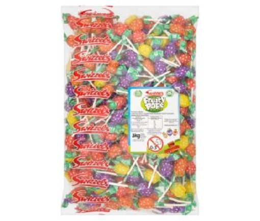 Picture of SWIZZELS FRUITY POP LOLLIES 3KG