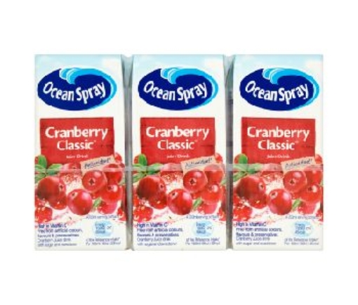 Picture of OCEAN SPRAY 200ML CRANBERRY 3 PACK