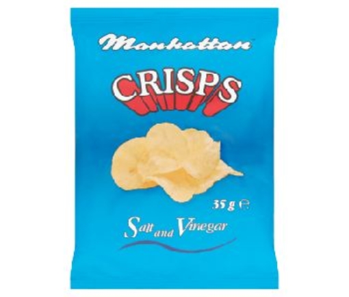 Picture of MANHATTAN SALT & VINEGAR CRISPS 35G