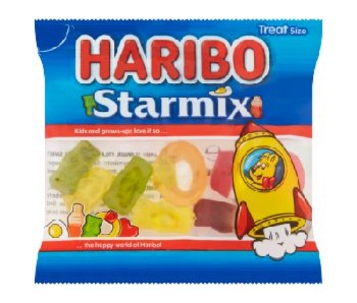 Picture of HARIBO 100 COUNT STARMIX TREAT SIZE 16G
