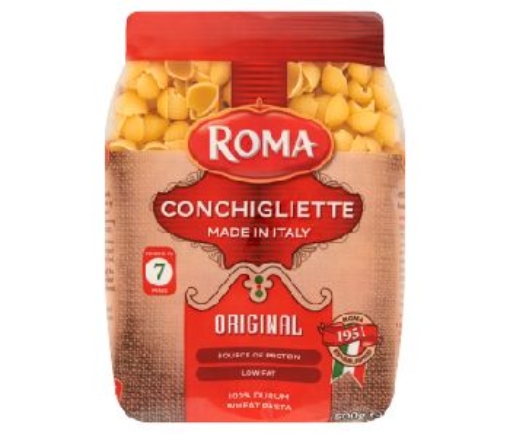 Picture of ROMA PASTA CONCHIGLIETTE 500G 10'S